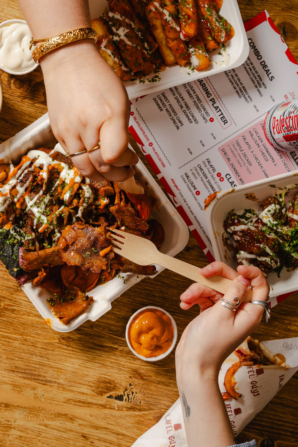 Chicken Shawarma Halloumi from Falafel Guys